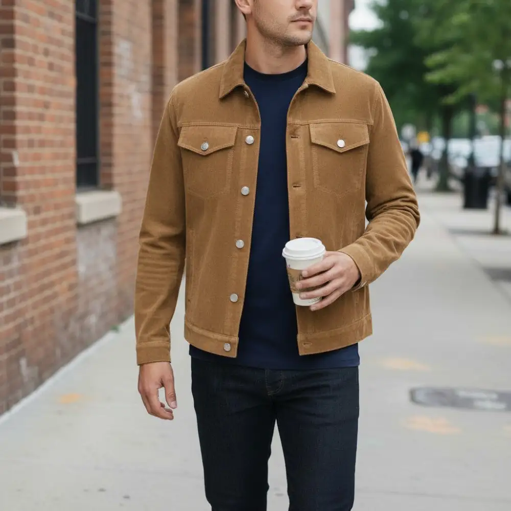 Suede Trucker Jacket