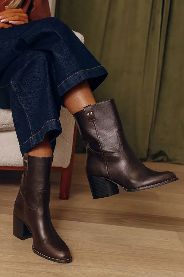 Classic Faux Leather Boots