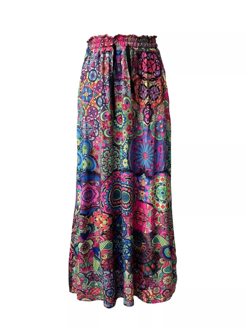 Refined Printed Wide Leg Pants