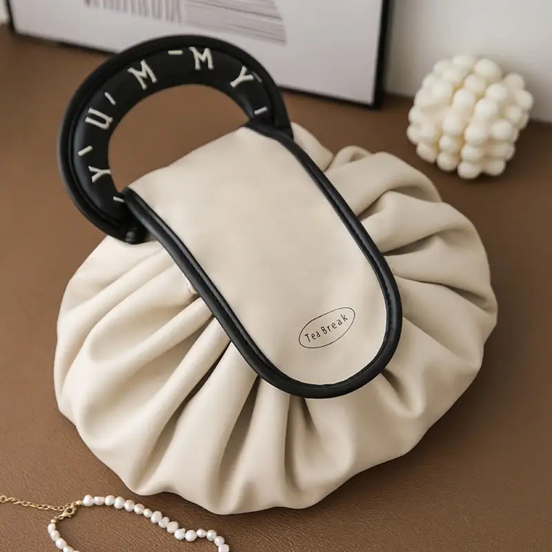 Modern Multi-Purpose Cosmetic Bag Waterproof PU Leather