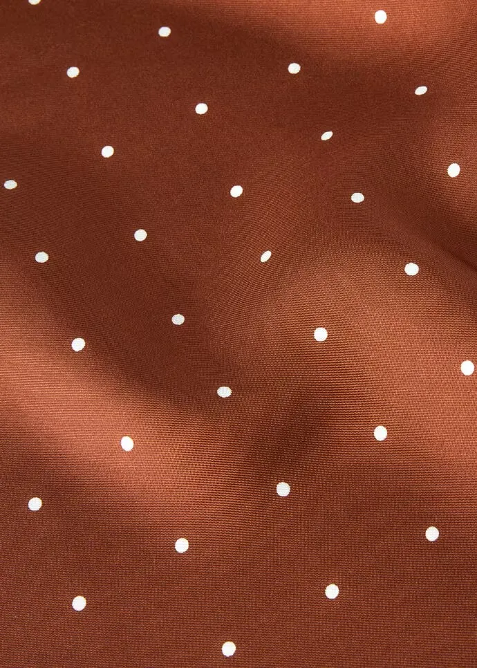 Red Pois Scarf