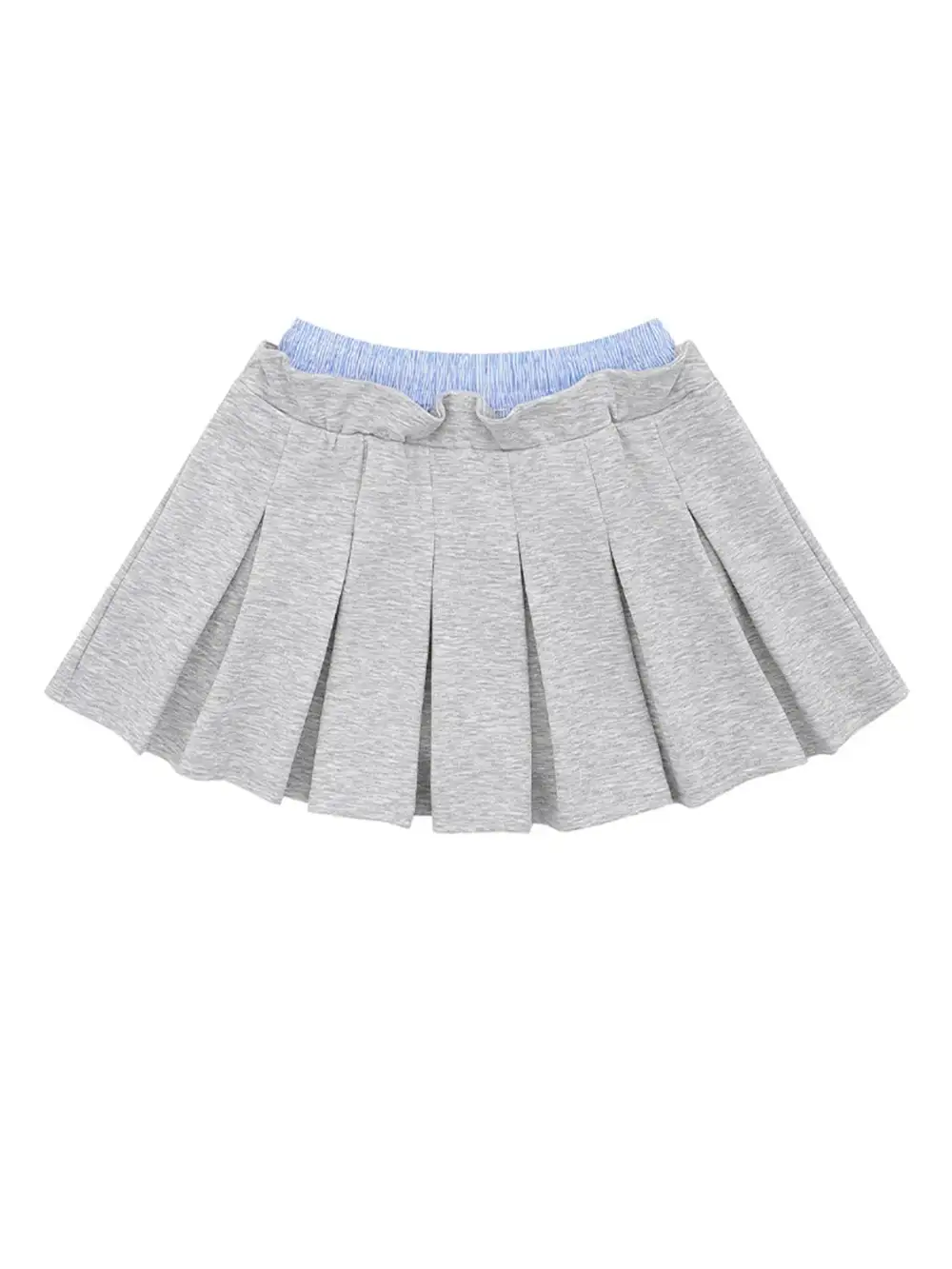 Drawstring Pleated Mini So Skirt