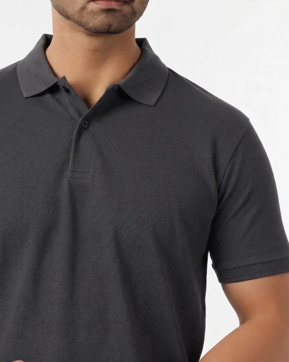 Men's Soft Sharp Polo Collar T-Shirt