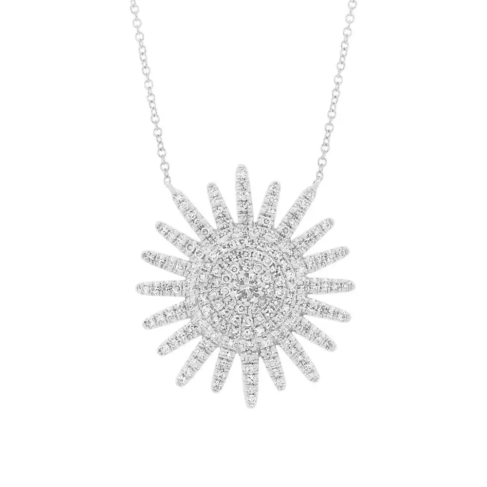 Sun Diamond Necklace