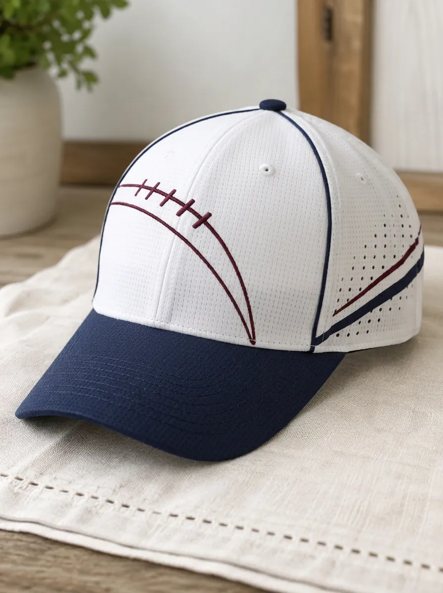 Men's Classic American Football Fan Football Stitch Printed Cap
