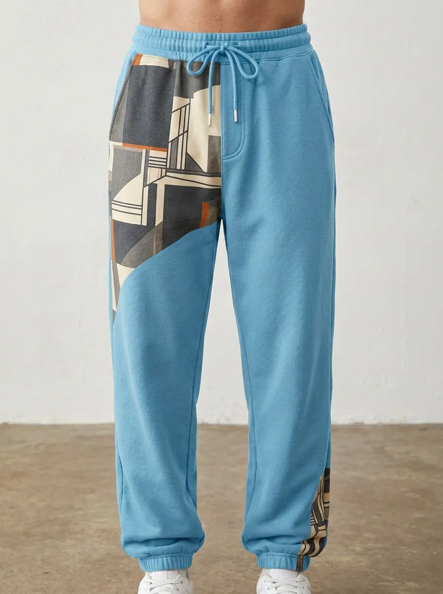 Unisex Geometric Abstract Jogger Pants