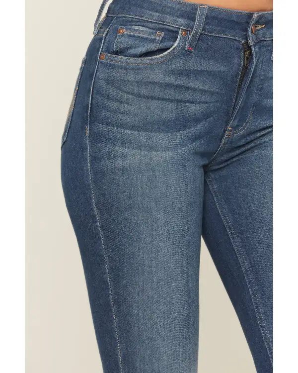 Classic High Rise Bootcut Stretch Denim Jeans