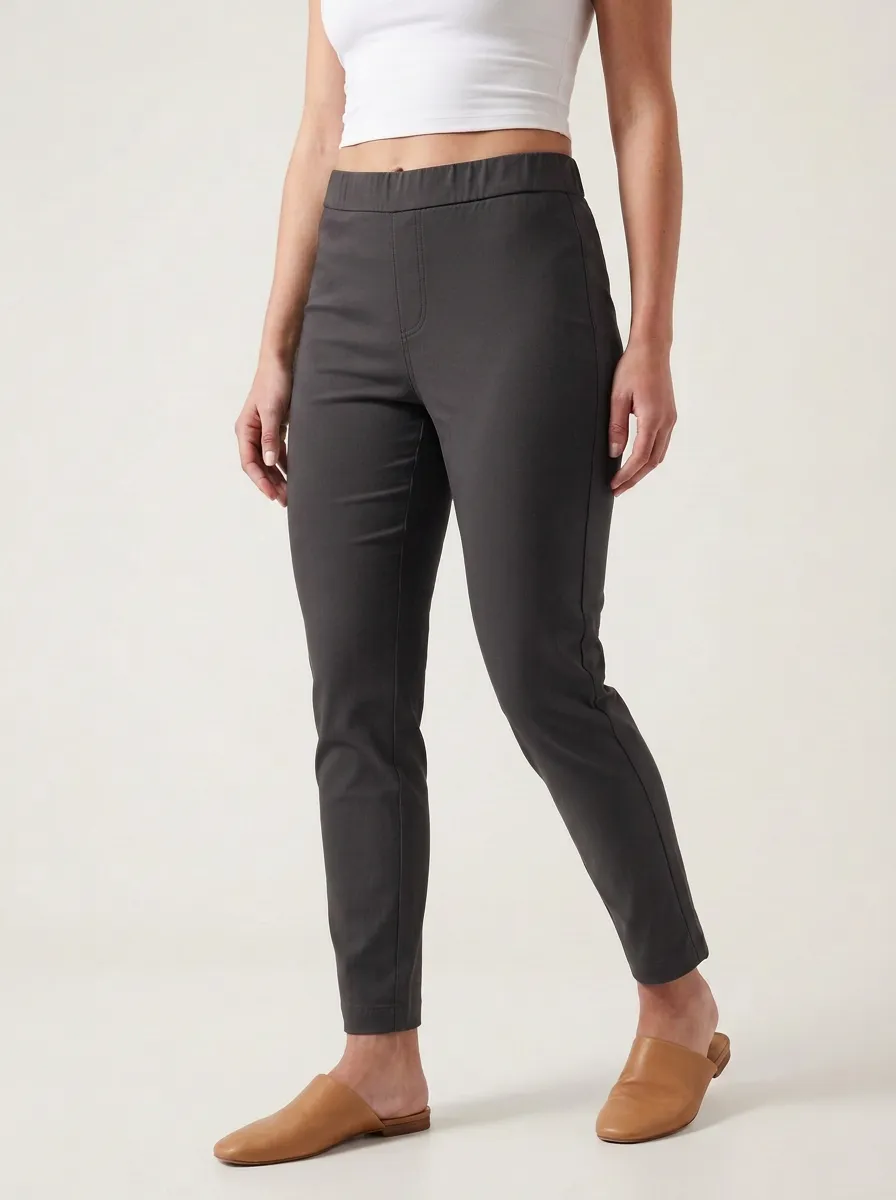 Classic Women's Stretch Mid-Rise Pants