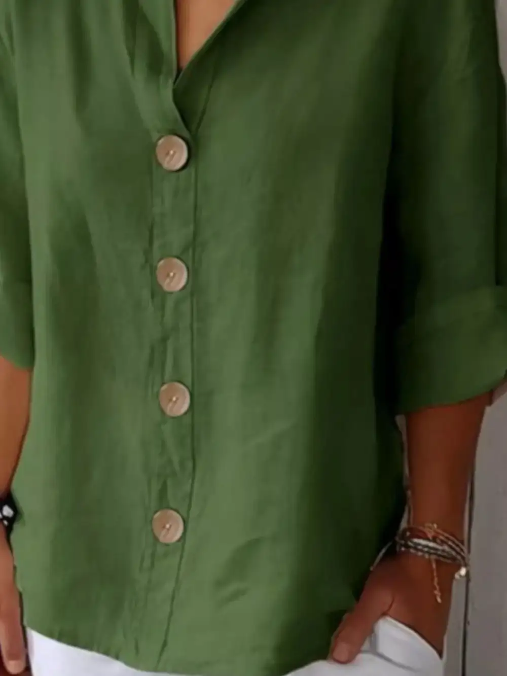 Casual Loose Button Down Shirt