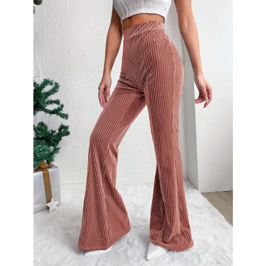 Classic High Waist Flare Pants