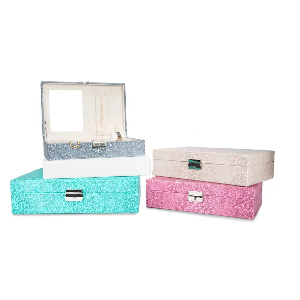 Compartmented Hinged Jewelry Storage Box