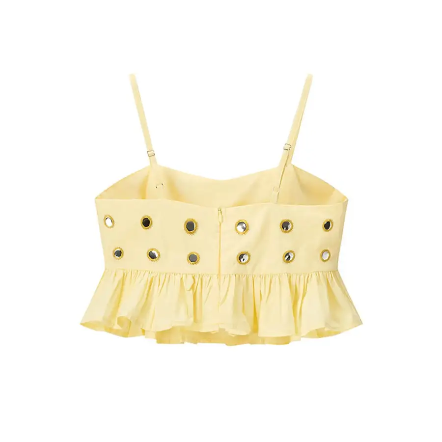 Eyelet Cami and Bubble Skirt Set