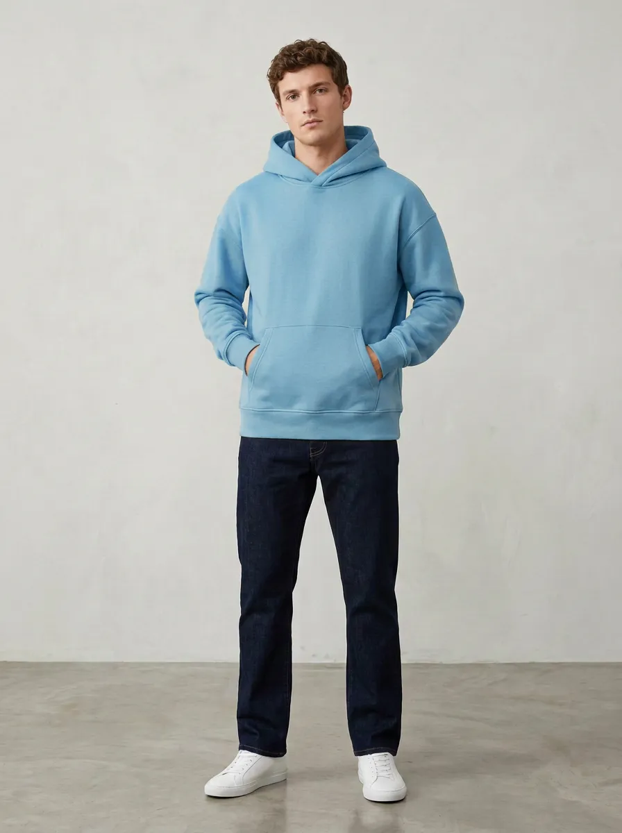 Daily Comfort Printed Unisex Hooded Sweatshirt