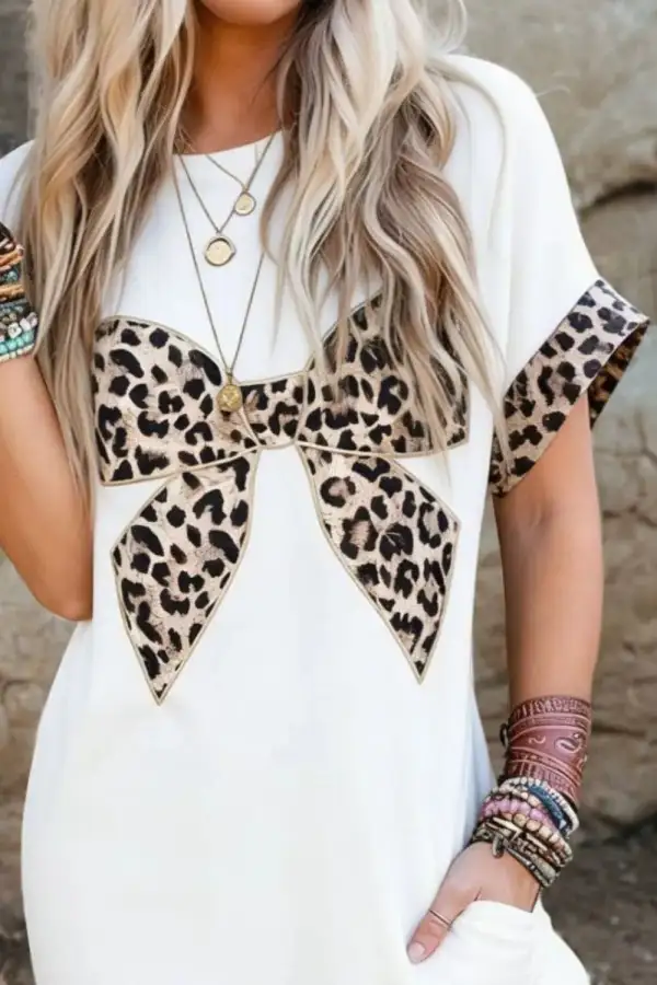 Animal Print Midi Dress