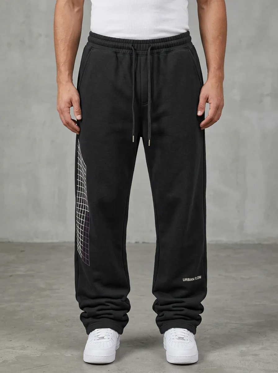 Outdoor Sweatpants Grid Men's Sweatpants