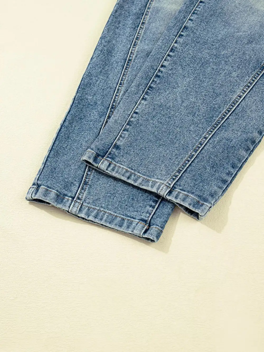 Knit Simple Denim Jeans
