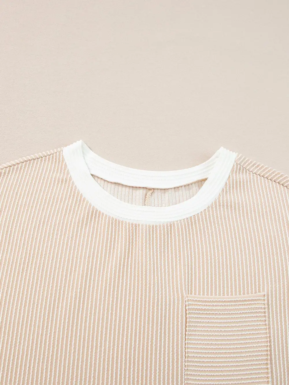 Patchwork Ribbed Dress Casual