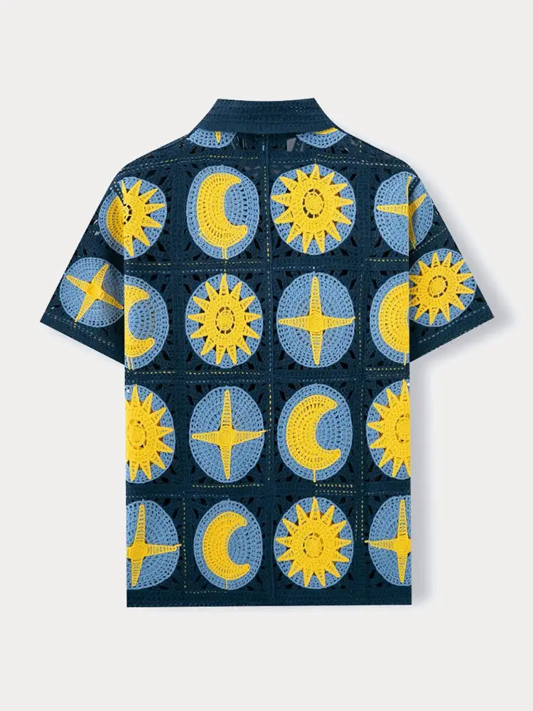 Open Stitch Utility Pocket Shirt