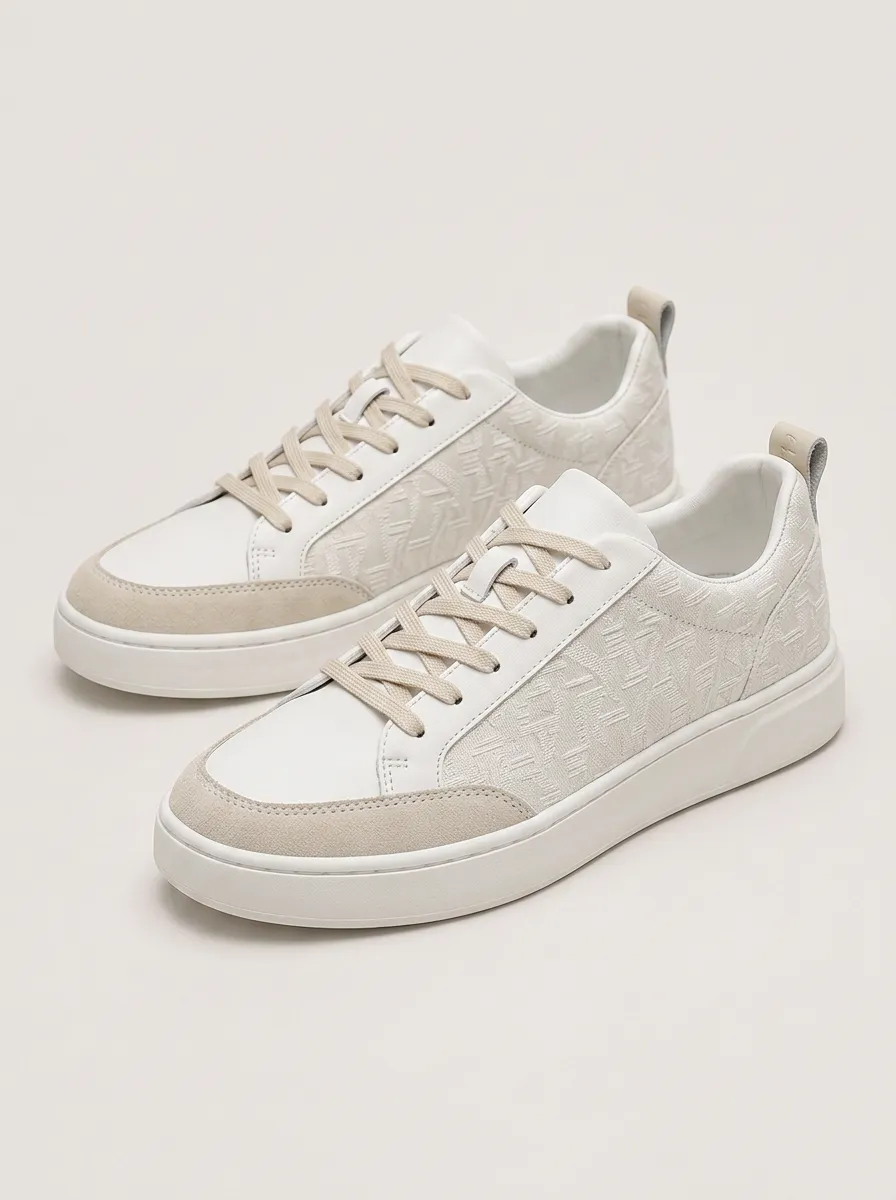 Men's Street Casual Minimalist Geometric Pattern Printed Sneakers