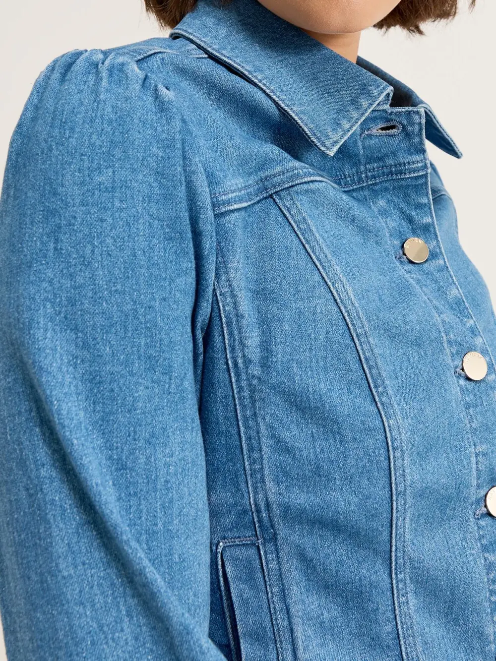 Vintage Slim Blue Denim Jacket