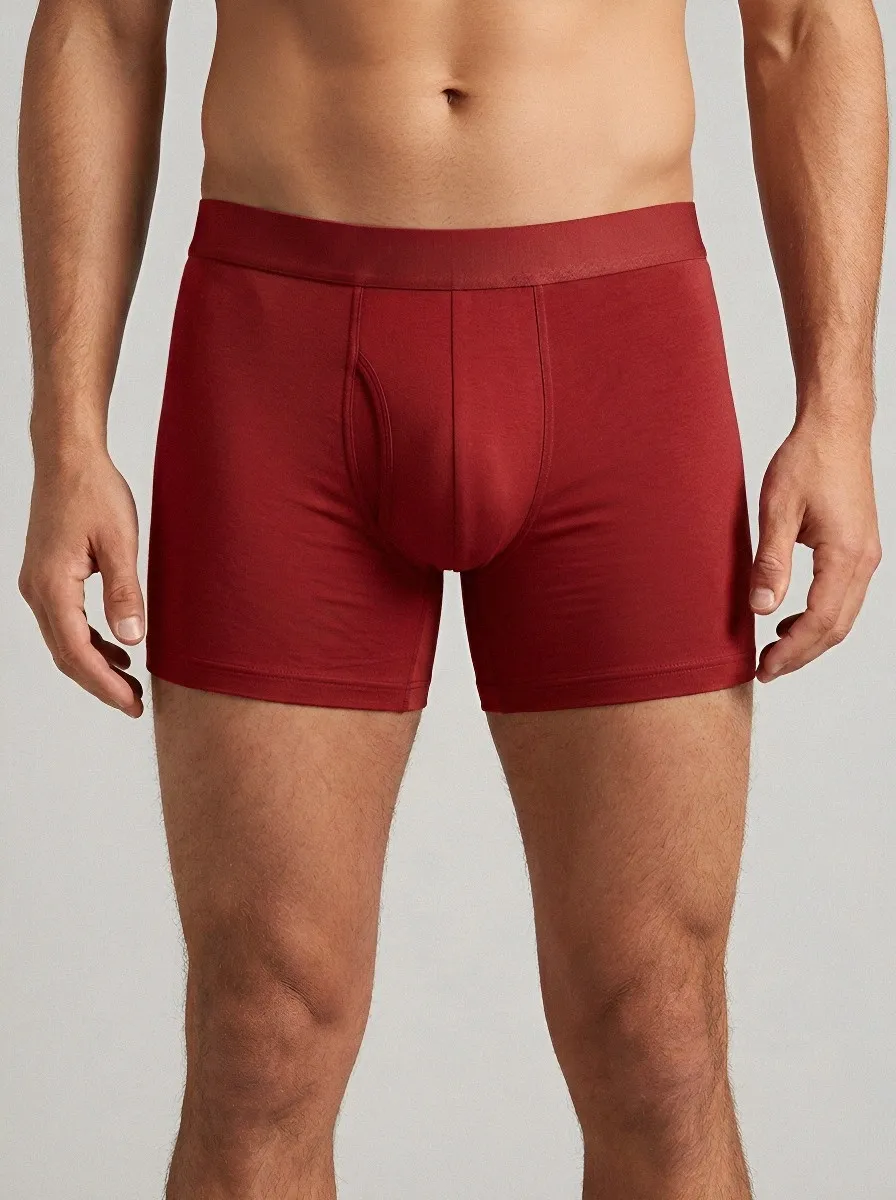 Men's Solid Minimalist Functional Fly 3-Pack Boxer Briefs