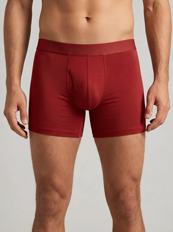 Men's Solid Minimalist Functional Fly 3-Pack Boxer Briefs