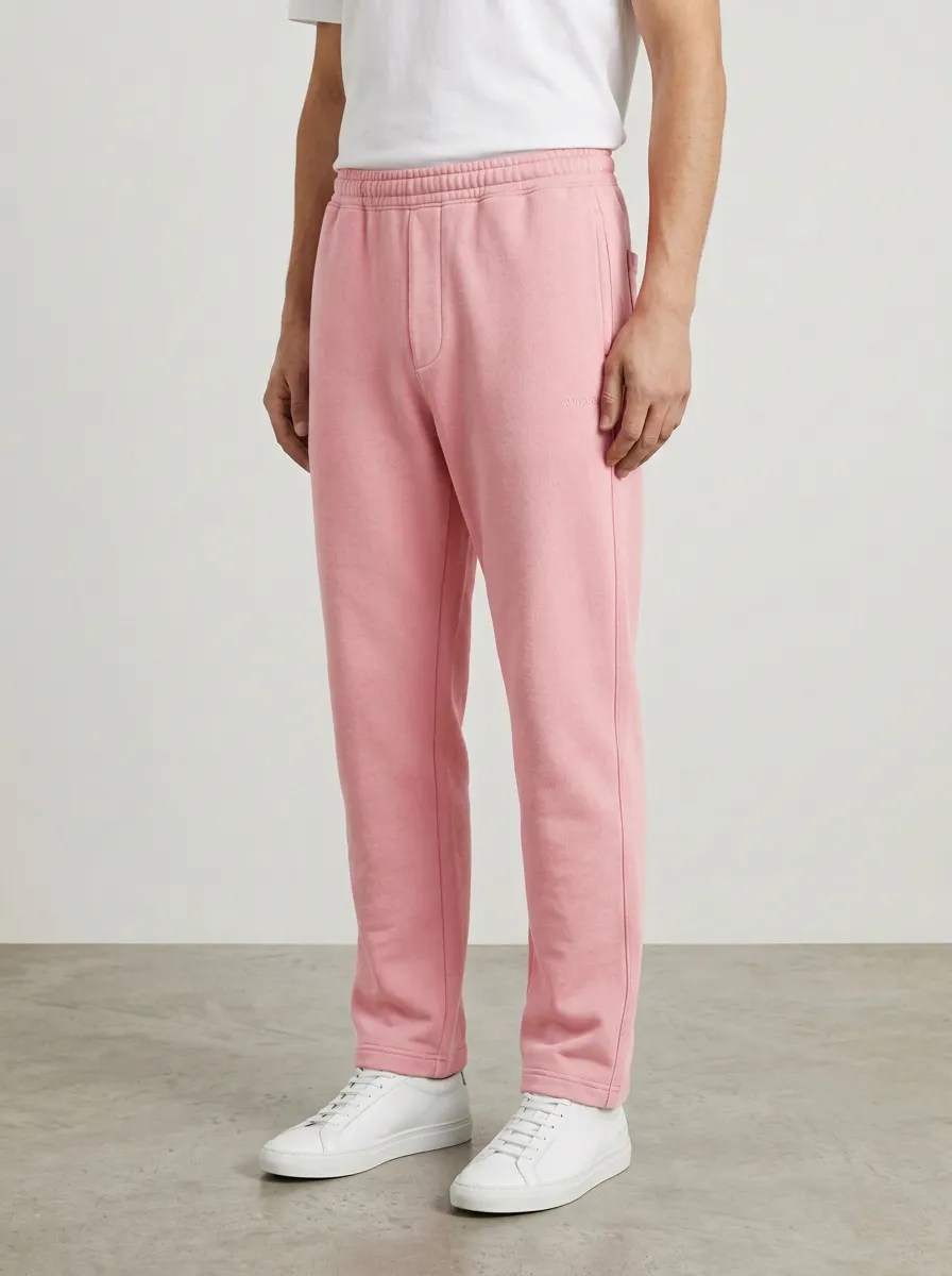 Streamlined Embroidered Athletic Design Men's Sweatpants