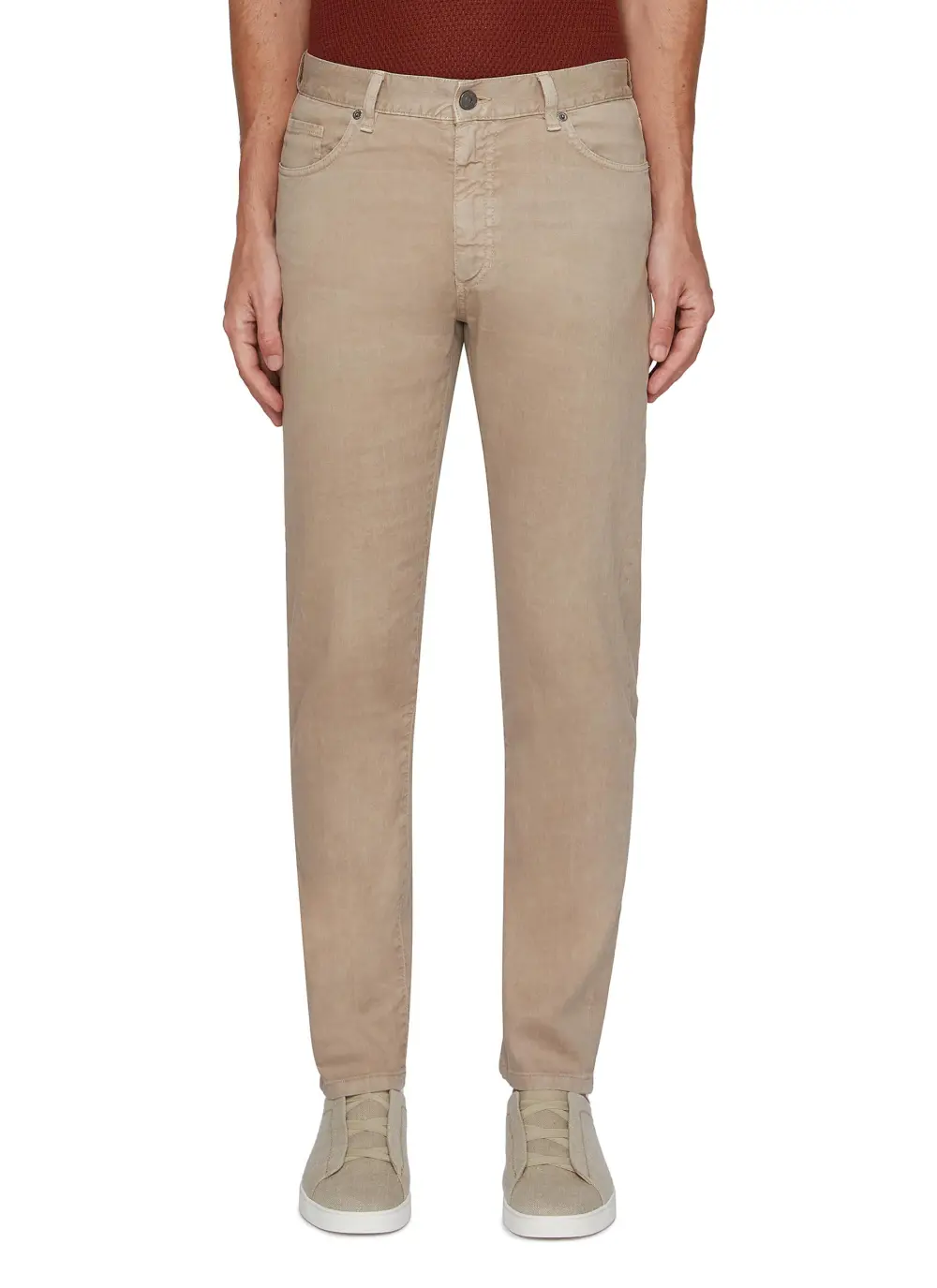 Daily Straight-Cut Comfortable Blue Jeans