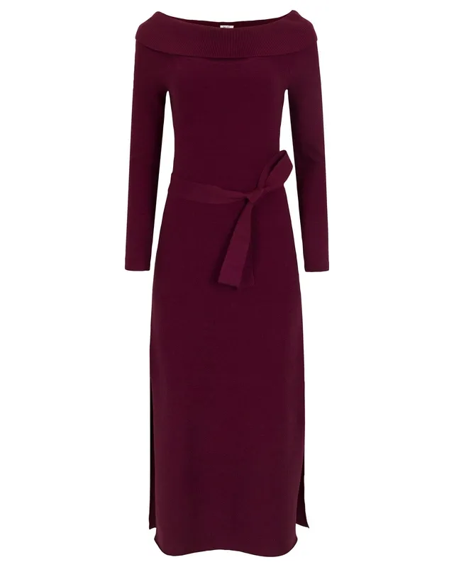 Gentle Shoulder Sweater Dress