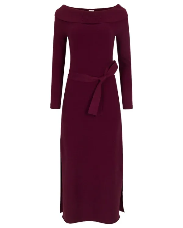 Gentle Shoulder Sweater Dress
