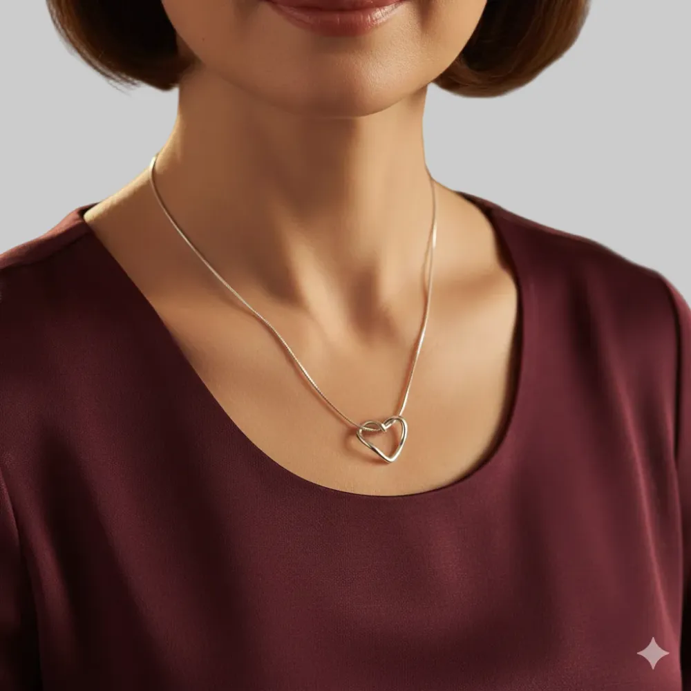 Layered Heart Necklace
