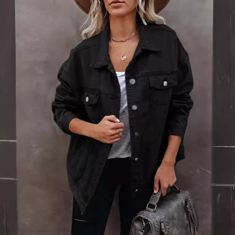 Denim Relaxed Outerwear Coat