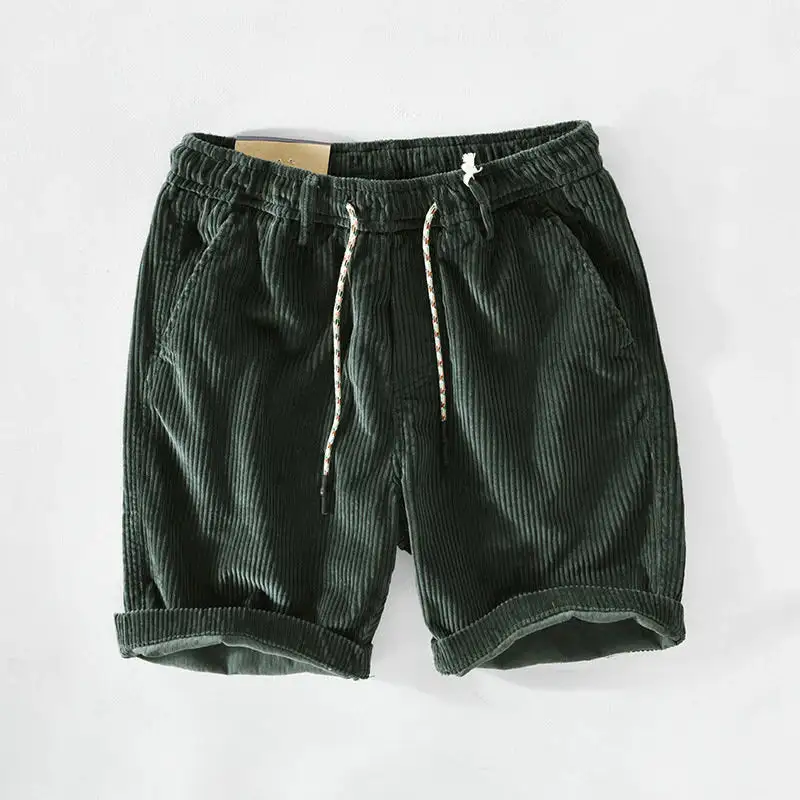 Men's Corduroy Relaxed Fit Pocket Shorts