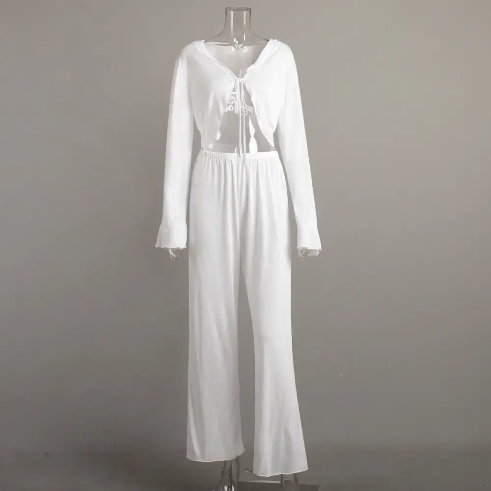 Modal Pajama Long Sleeve Set