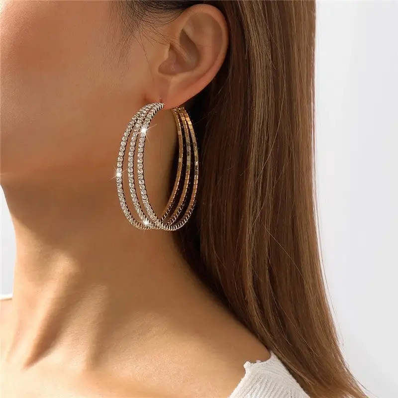 Textured Vintage Statement Earrings