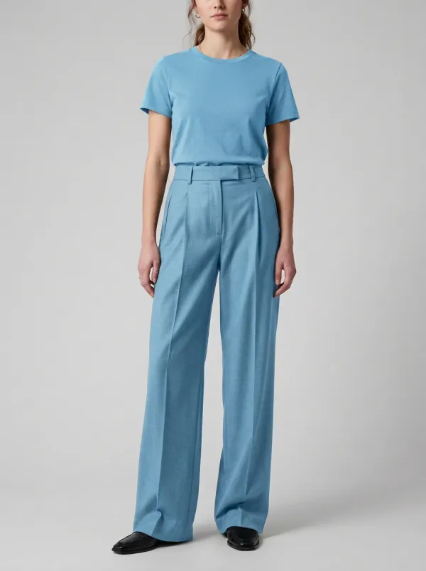 Everyday Urban Pleated High Rise Wide Leg Trousers