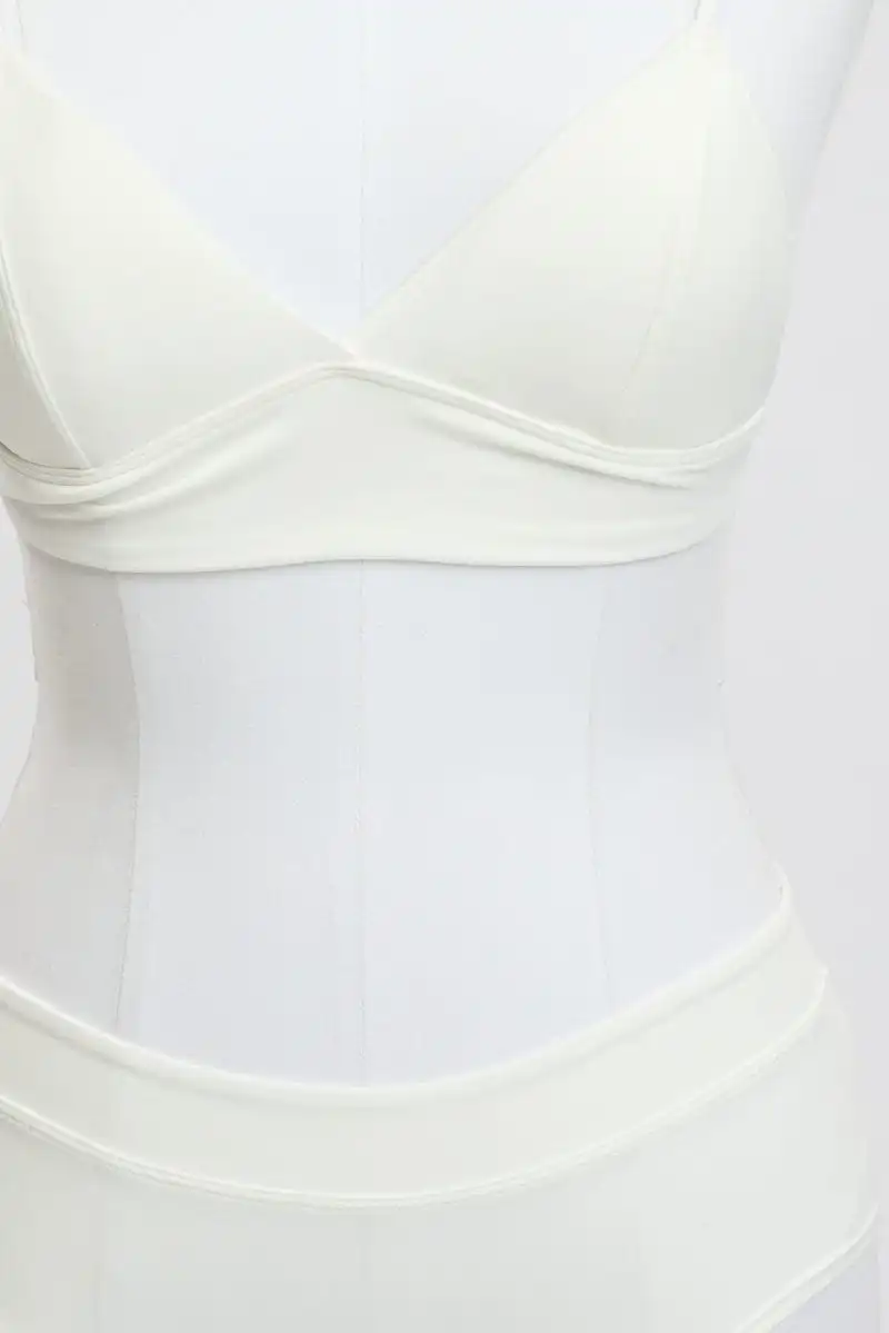 Delicate Triangle Bra And Briefs Lingerie Set