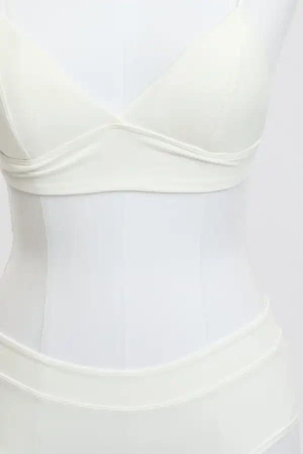 Delicate Triangle Bra And Briefs Lingerie Set