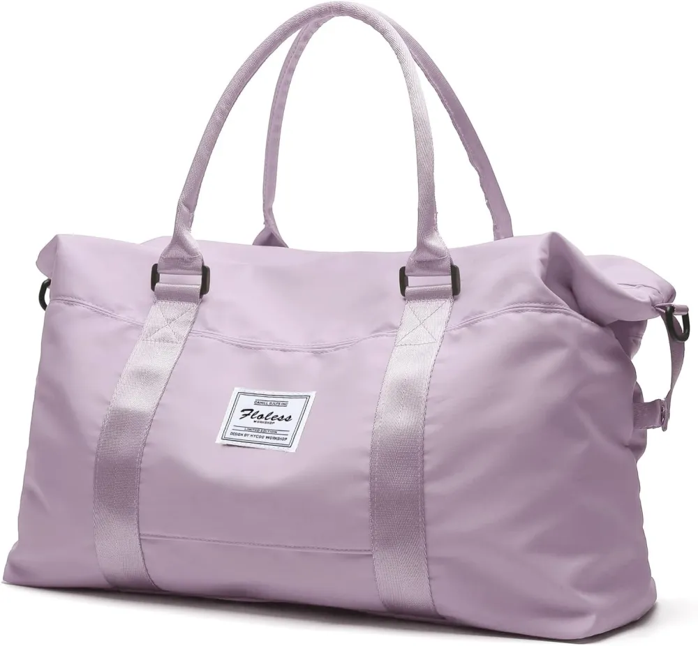 Travel Duffel Bag, Carry On Overnight Weekender Bags for Women