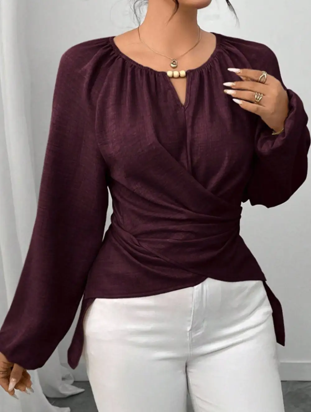 Lightweight Easy Drape Blouse