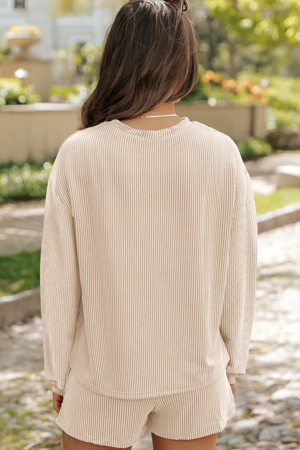 Knit Shorts Relaxed Shorts Lounge Set Ease