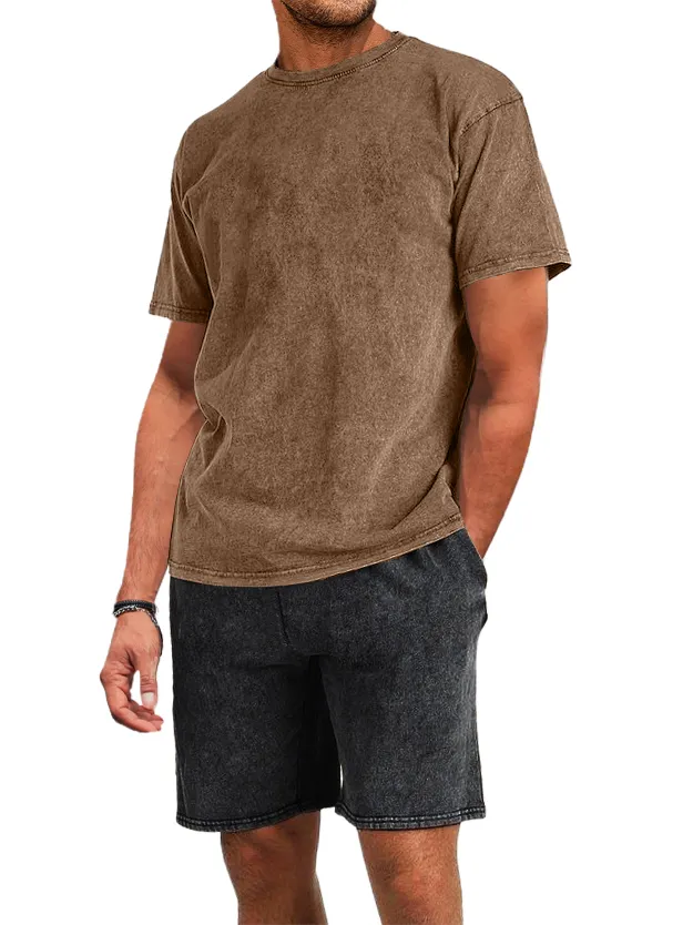Modern Garment Washed Shorts