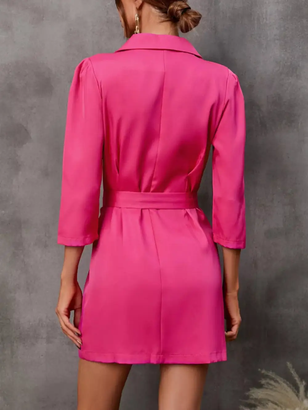 Crafted Belted Casual Dress