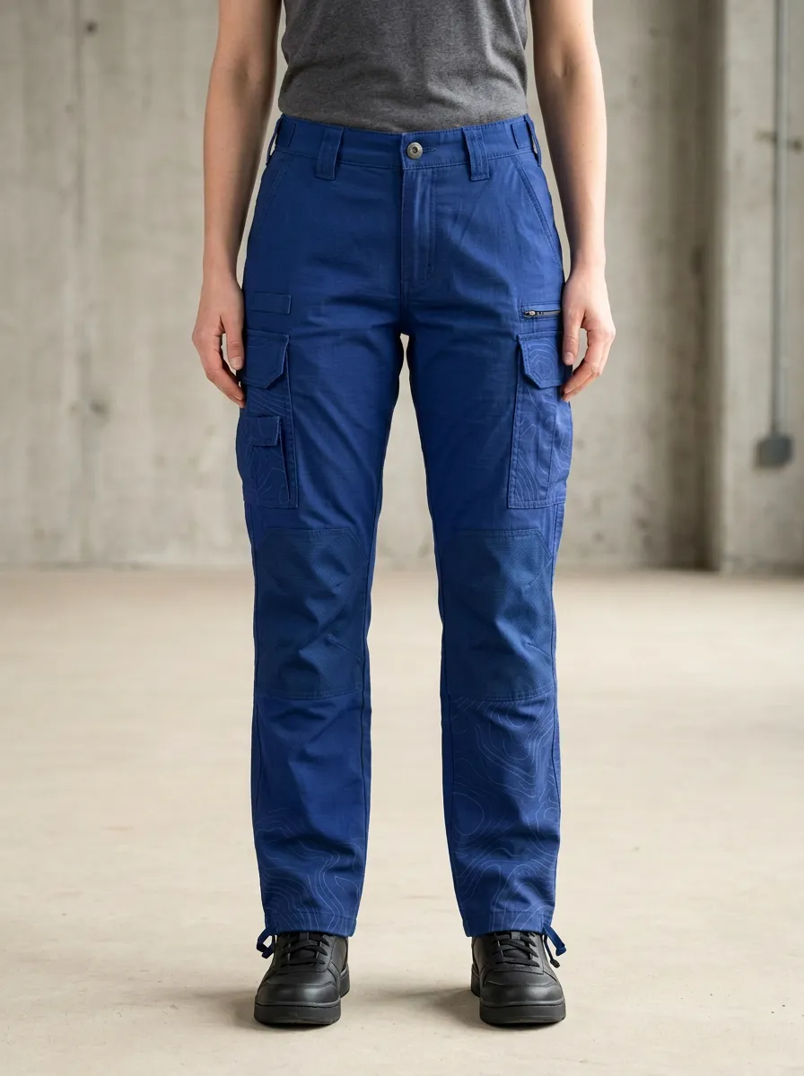Unisex Outdoor Topographic Map Tactical Work Pants