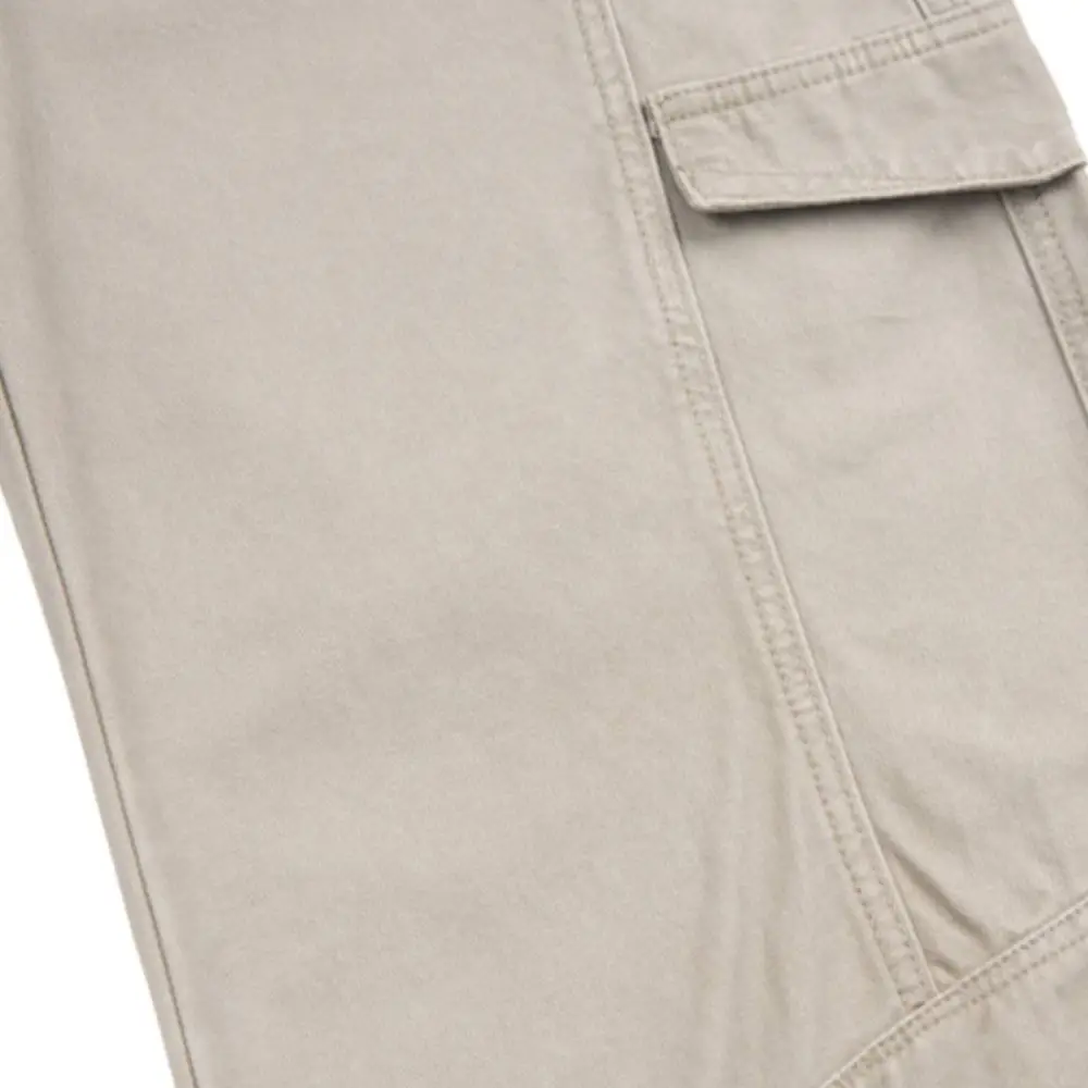 Washed Wide Leg Men's Casual Pants