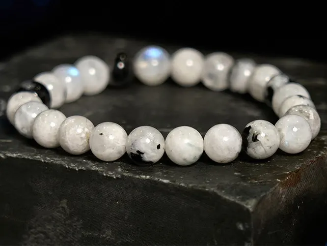 Moonstone Bead Bracelet