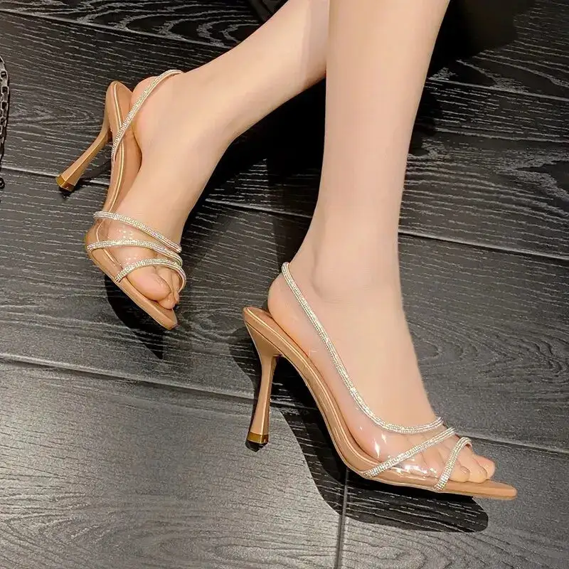 Classic Rhinestone Sparkle Slingback Pumps