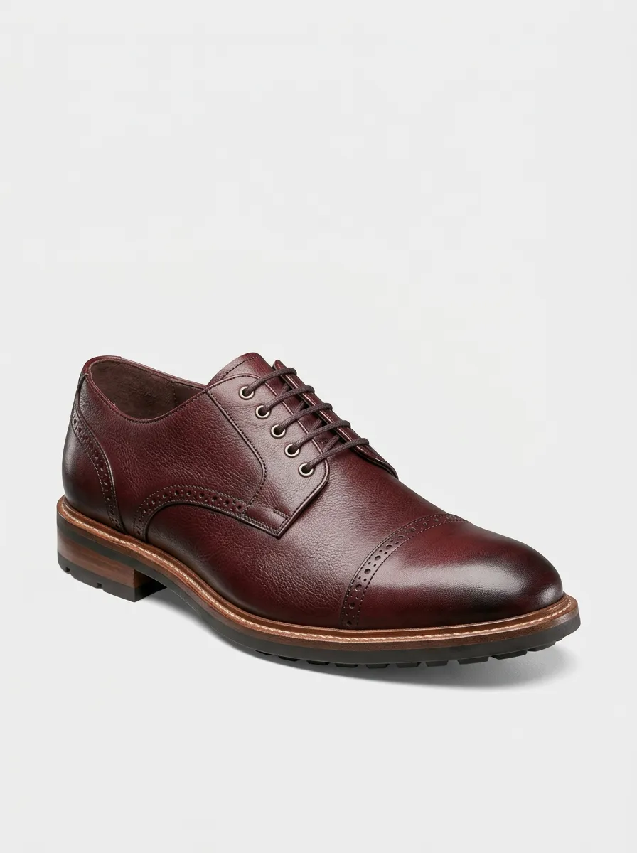 Men's Classic Brogue Oxford Dress Shoes