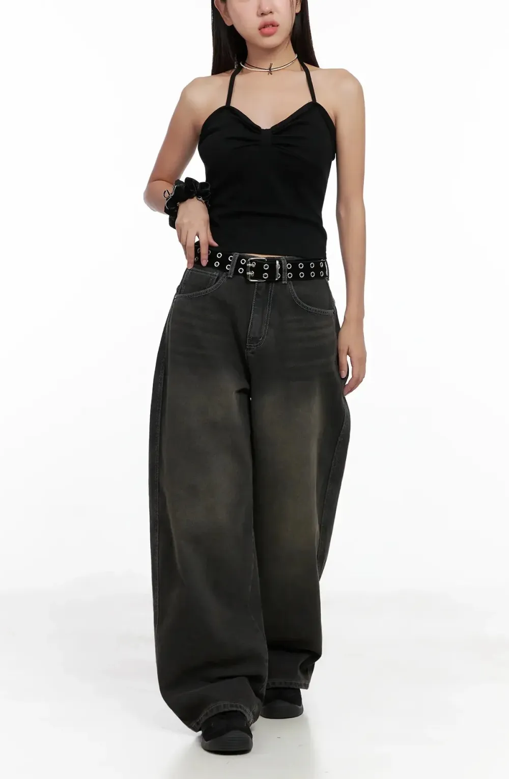 Halter Neck Cropped Tank Top