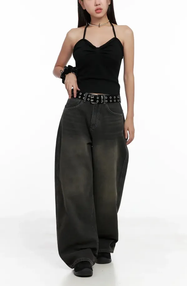 Halter Neck Cropped Tank Top